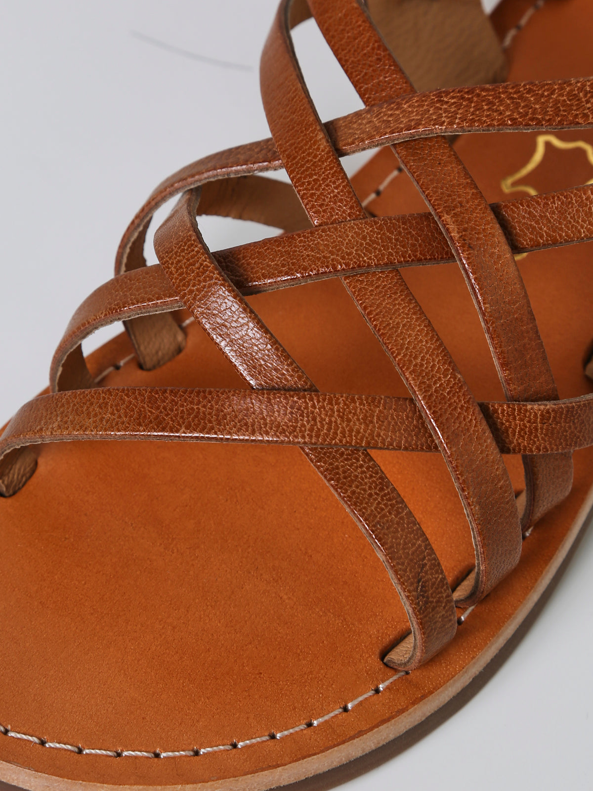 Sandales multi-brides Fille en cuir